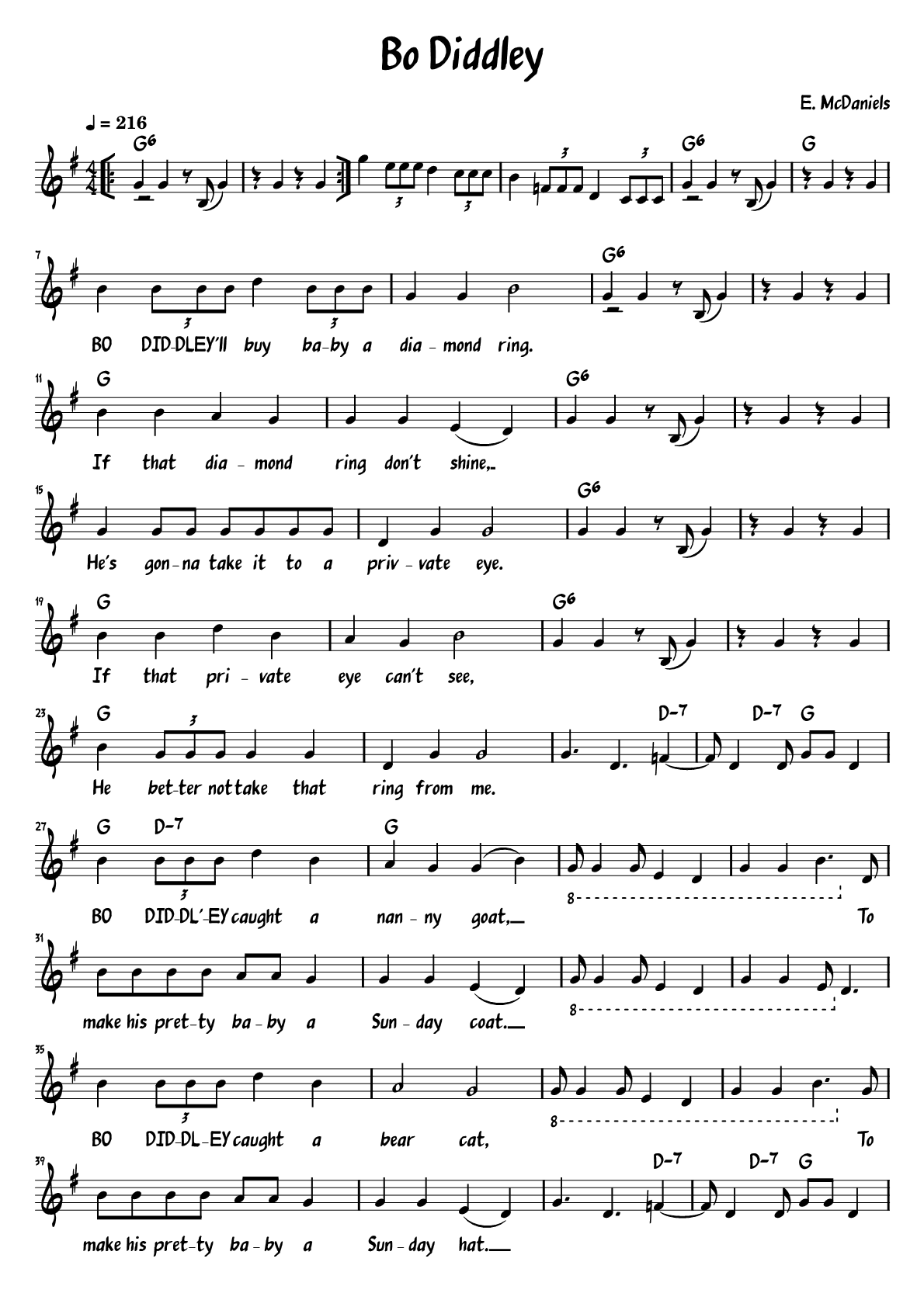 Sheet Music